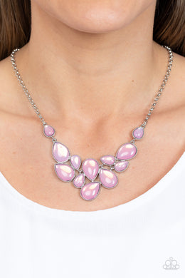 Paparazzi Keeps GLOWING and GLOWING Pink Necklace. Get Free Shipping. #P2WH-PKXX-464XX