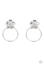 Load image into Gallery viewer, Paparazzi Buttercup Bliss Silver Earrings. Floral Earring. #P5PO-SVXX-237XX. Subscribe &amp; Save. 
