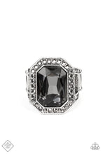 Load image into Gallery viewer, Paparazzi A Royal Welcome Silver Ring. #P4ST-SVXX-014JE. Subscribe &amp; Save. Oversized statement ring
