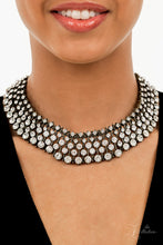 Load image into Gallery viewer, Undeniable Brass Zi Necklace Paparazzi Accessories. Subscribe &amp; Save. #Z2216
