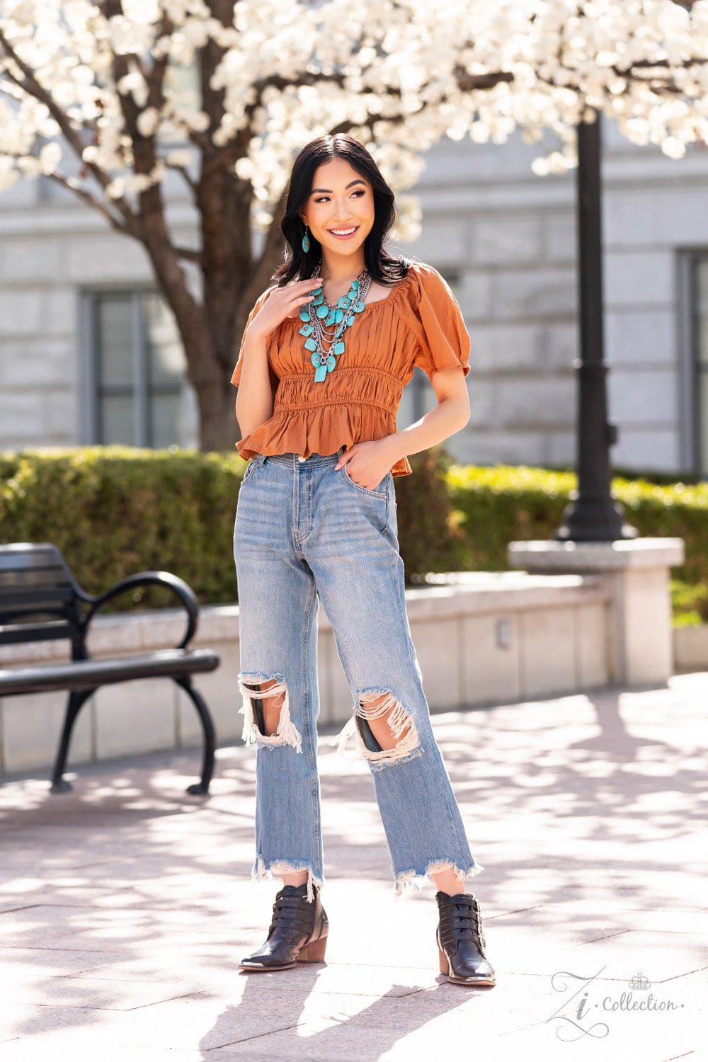 2022 Zi Collections Paparazzi Accessories Bountiful Necklace. Subscribe & Save. Turquoise Stone