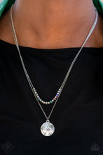 Load image into Gallery viewer, Stunning Supernova Multi Oil Spill Necklace Paparazzi Accessories. Get Free Shipping.  
