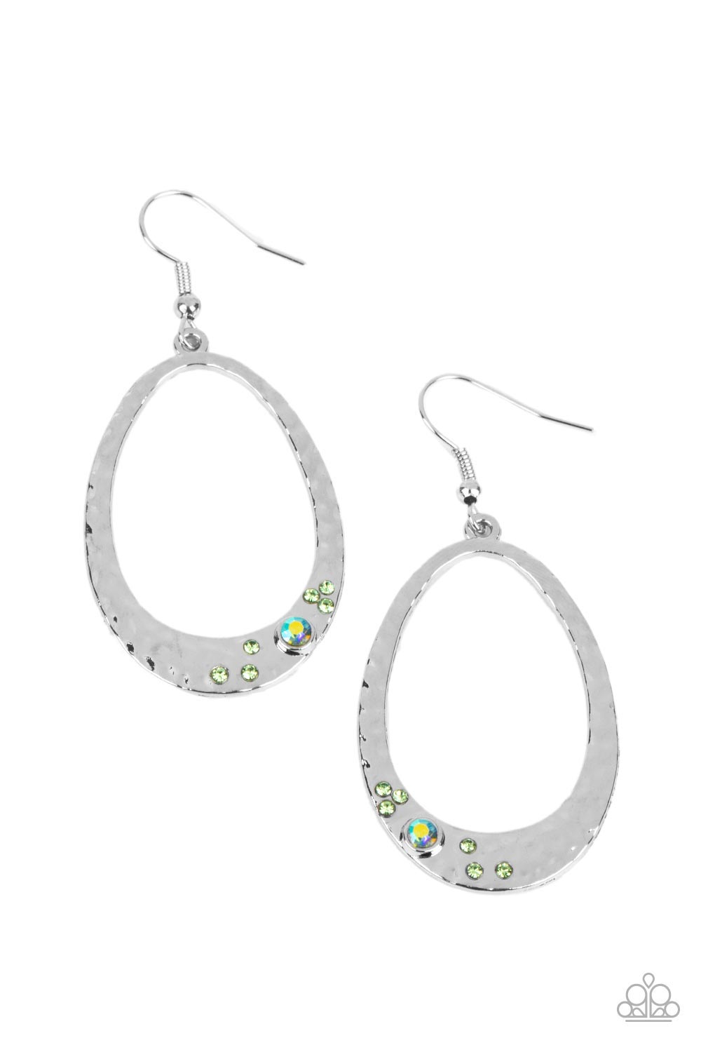 Paparazzi Seafoam Shimmer Green Earrings. Get Free Shipping. #P5RE-GRXX-175XX