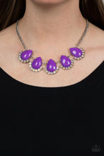Load image into Gallery viewer, Paparazzi Ethereal Exaggerations Purple Necklace. #P2WH-PRXX-429XX. Get Free Shipping. 
