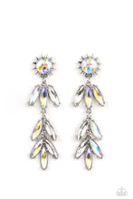 Load image into Gallery viewer, Space Age Sparkle Yellow Iridescent Post Earrings Paparazzi Accessories. #P5PO-YWXX-034XX.
