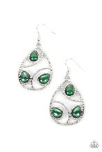 Load image into Gallery viewer, Send the BRIGHT Message Green Earring Paparazzi Accessories. Get Free Shipping. #P5WH-GRXX-267XX
