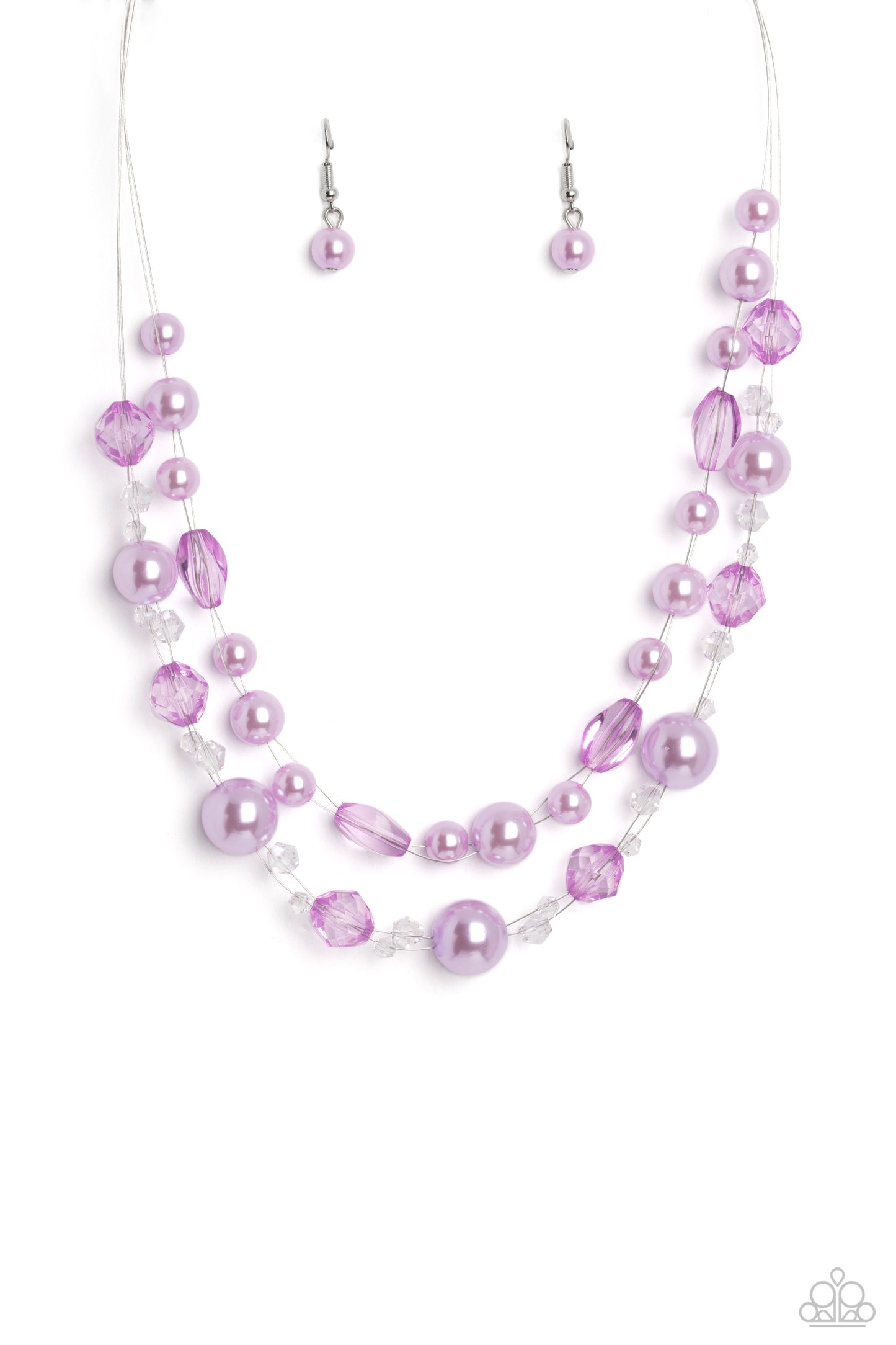 Parisian Pearls Purple Necklace. Get Free Shipping. #P2RE-PRXX-308XX