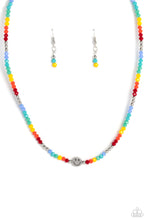 Load image into Gallery viewer, Paparazzi Beaming Bling Multi Necklace. Dainty $5 Necklace. Get Free Shipping.
