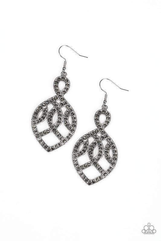 A Grand Statement - Silver Earring Paparazzi Accessories. Get Free Shipping! 