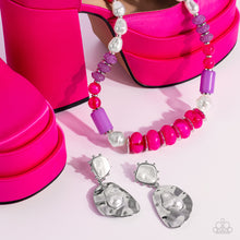 Load image into Gallery viewer, Paparazzi A SHEEN Slate - Pink Necklace
