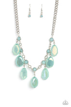 Load image into Gallery viewer, Maldives Mural Green Necklace Paparazzi Accessories. Get Free Shipping. #P2ST-GRXX-118XX
