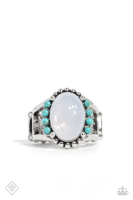 Captivating Cowboy Blue Ring Paparazzi Accessories. Subscribe & Save. #P4SE-BLXX-285NJ
