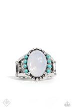 Load image into Gallery viewer, Captivating Cowboy Blue Ring Paparazzi Accessories. Subscribe &amp; Save. #P4SE-BLXX-285NJ
