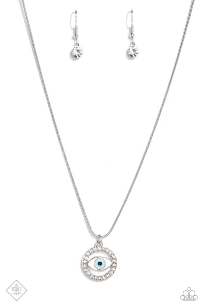 Paparazzi VIBE Over Matter - Blue Necklace