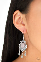 Load image into Gallery viewer, Paparazzi Earring ~ Enchantingly Environmentalist - Silver
