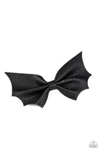 Load image into Gallery viewer, Paparazzi Hair Clip ~ A Bit Batty - Black Halloween Hair Accessories

