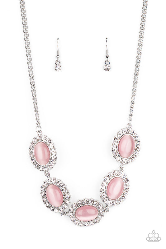 Paparazzi A DIVA-ttitude Adjustment - Pink Necklace #P2RE-PKXX-281VS. Free Shipping!
