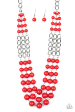 Load image into Gallery viewer, A La Vogue - Red Necklace Paparazzi Accessories
