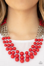 Load image into Gallery viewer, Paparazzi Necklace ~ A La Vogue - Red
