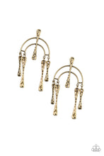 Load image into Gallery viewer, ARTIFACTS Of Life - Brass Earrings Paparazzi
