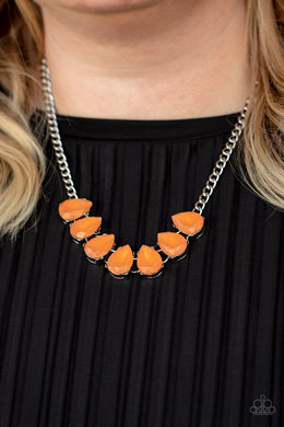 Paparazzi Necklace ~ Above The Clouds - Orange