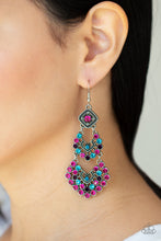 Load image into Gallery viewer, Paparazzi All For The GLAM Multi Earring chandelier style

