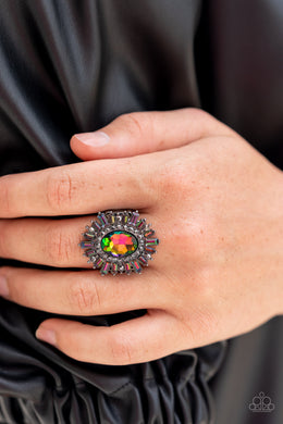 Astral Attitude Multi Oil Spill Rings Paparazzi Accessories. Get Free Shipping. #P4RE-MTXX-044XX