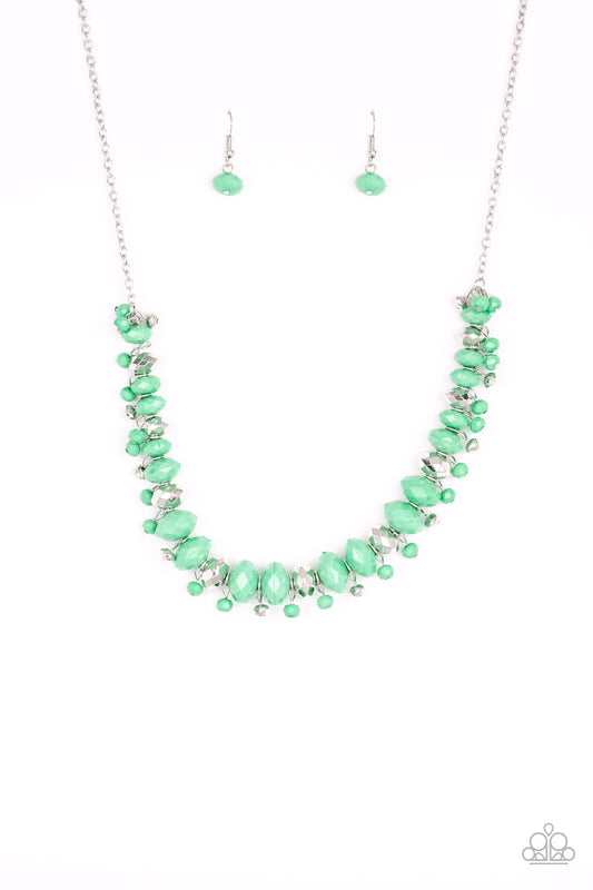 BRAGs To Riches Green Necklace Paparazzi Accessories $5 Jewelry #P2ED-GRXX-061XX. Free Shipping