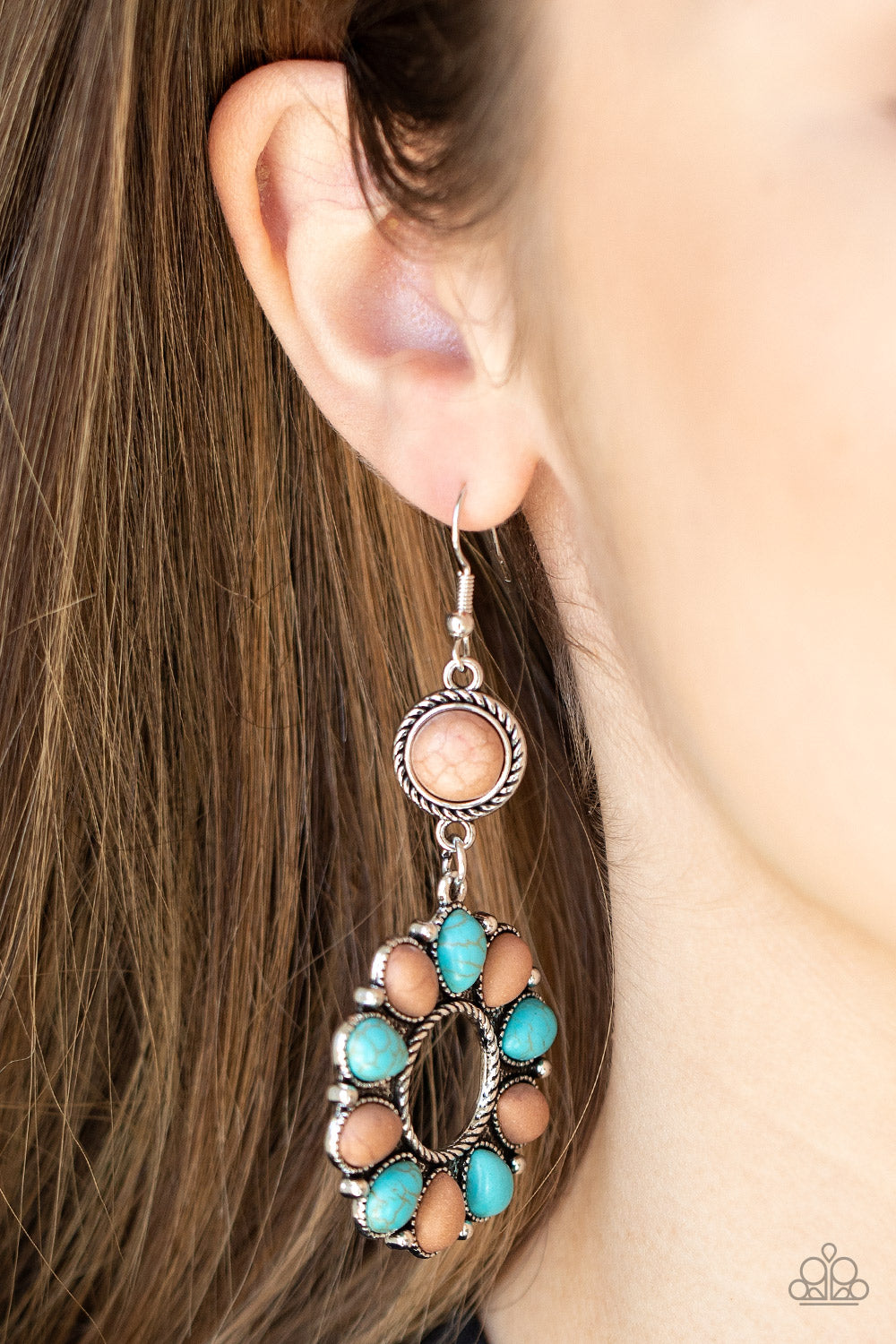 Paparazzi Earrings ~ Back At The Ranch - Multi