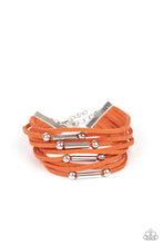 Load image into Gallery viewer, Paparazzi Back To BACKPACKER - Orange Bracelet $5 Accessory. Get Free Shipping! #P9UR-OGXX-028XX

