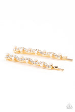 Load image into Gallery viewer, Paparazzi Ballroom Banquet - Gold Bobby Pin Hair Clip Accessories for Women and Kids
