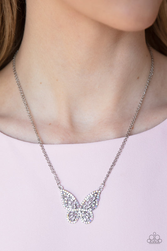 Baroque Butterfly - Multi Necklace Paparazzi Accessories. Get Free Shipping. #P9WH-MTXX-147FO