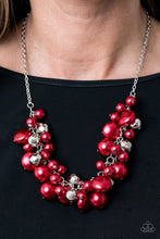 Load image into Gallery viewer, Battle of the Bombshells Red Necklace Paparazzi Accessories. Subscribe &amp; Save. Chunky necklace
