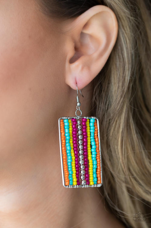 Paparazzi Beadwork Wonder Multi Seed Beads Earrings. Subscribe & Save! Spring Fashion