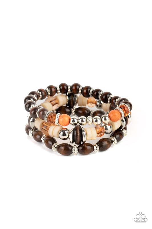 Paparazzi Belongs In The Wild Multi Bracelet Urban Style. #P9SE-MTXX-165XX. Get Free Shipping. 