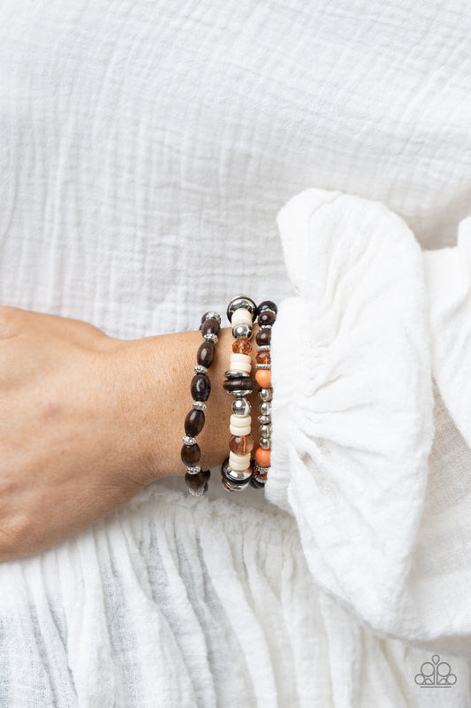 Belongs In The Wild Multi Stretchy Bracelet Paparazzi Accessories. #P9SE-MTXX-165XX