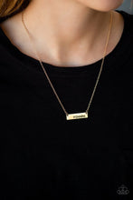 Load image into Gallery viewer, Paparazzi Best Grandma Ever - Gold Necklace #P2WD-GDXX-221XX A Grandma Necklace
