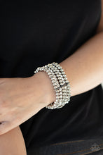 Load image into Gallery viewer, Paparazzi Best of LUXE - White Bracelet March 2021 Life Of the Party Bracelet

