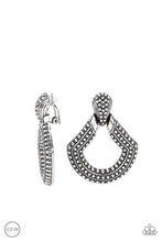 Load image into Gallery viewer, Better Buckle Up Silver Earring Paparazzi Accessories. #P5CO-SVXX-093XX. Subscribe &amp; Save
