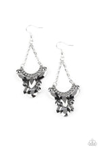 Load image into Gallery viewer, Paparazzi Earring ~ Bling Bouquets - Silver Hematite Earring
