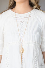 Load image into Gallery viewer, Paparazzi Botanical Beaches Gold Necklace $5 Jewelry. Subscribe &amp; Save. #P2BA-GDXX-049XX
