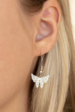 Load image into Gallery viewer, Bountiful Butterflies White Butterfly Necklace
