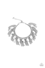 Load image into Gallery viewer, Paparazzi Bracelet ~ Brag Swag - Silver Fringe Bracelet
