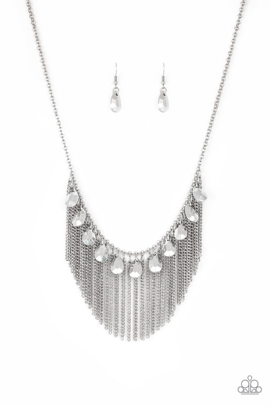 Bragging Rights - Silver Necklace Paparazzi Accessories