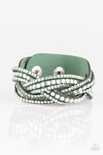 Load image into Gallery viewer, Bring On The Bling - Green Wrap Bracelet Paparazzi
