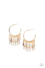 Load image into Gallery viewer, Paparazzi Bring The Noise - Gold Earrings
