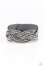 Load image into Gallery viewer, Bring On The Bling - Silver Wrap Bracelet Paparazzi Accessories $5 Jewelry #P9DI-URSV-106XX
