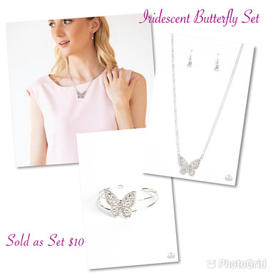 Butterfly Multi Iridescent Jewelry Set Paparazzi Accessories. Subscribe & Save. 