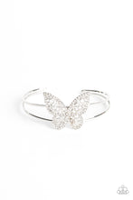 Load image into Gallery viewer, Paparazzi Butterfly Bella White Bracelet. Subscribe &amp; Save. #P9WH-WTXX-248FS. Dainty Bracelet
