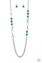 Load image into Gallery viewer, Paparazzi Necklace ~ CACHE Me Out - Blue
